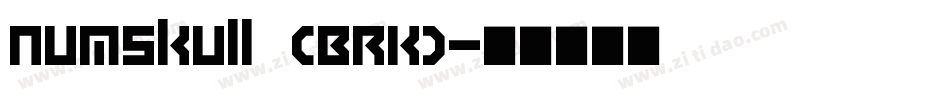 Numskull (BRK)字体转换